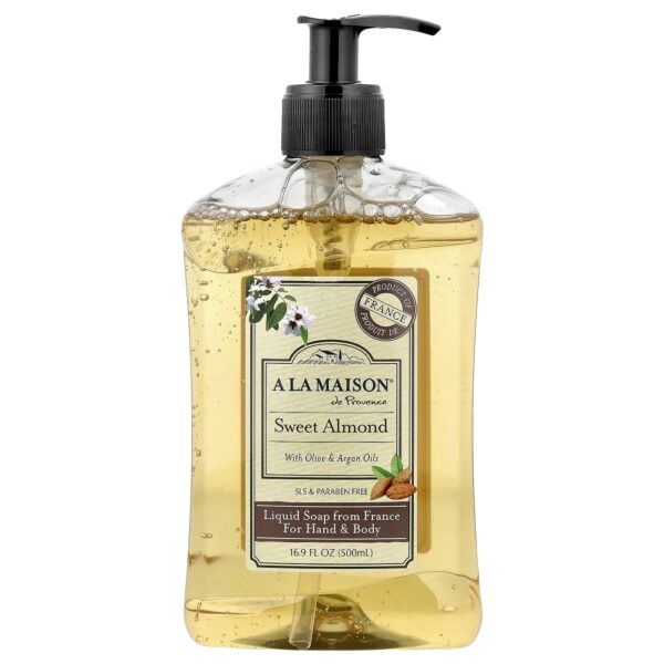 Sabonete Líquido para Mãos e Corpo Amêndoa Doce 500 ml - A La Maison de Provence