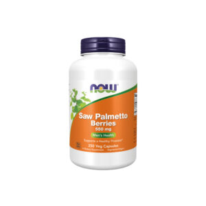 Saw Palmetto Berries 550mg 250 Veg Cápsulas - Now Foods