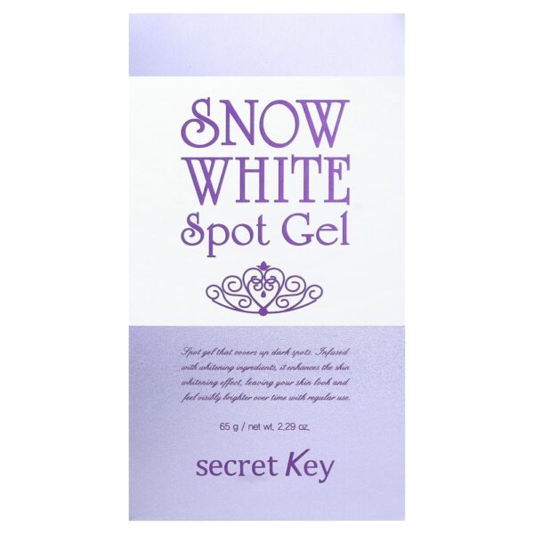 Secret Key - Gel Facial Iluminador para Manchas Snow White Spot Gel 65 g