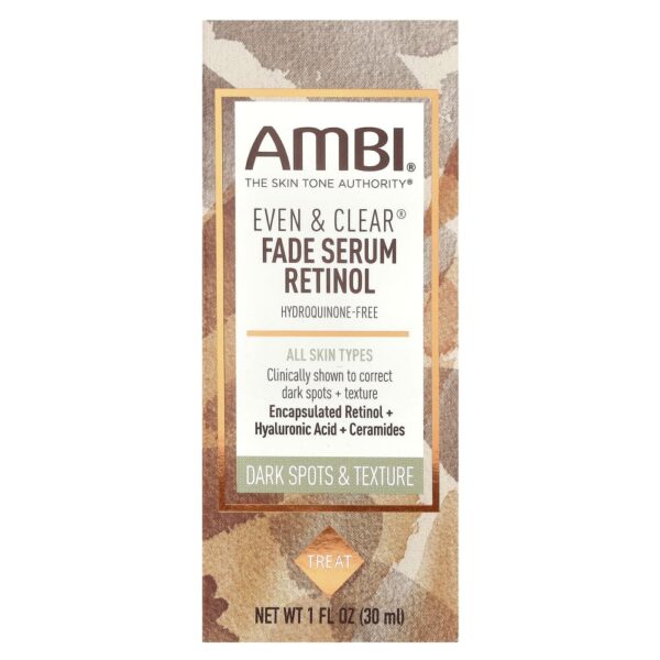 Sérum Facial Renovador Fade Serum Even and Clear Retinol 30 ml - AMBI