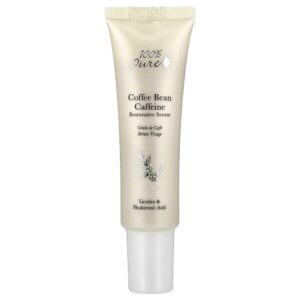 Sérum Facial Restaurador com Cafeína e Grãos de Café 30 ml - 100% Pure