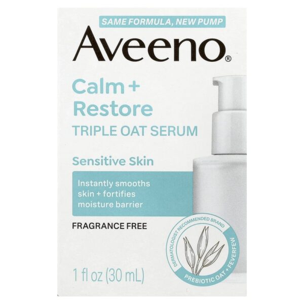 Sérum Facial Triplo de Aveia Calm Plus Restore 30 ml - Aveeno