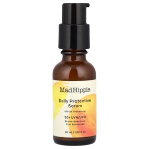 Sérum Protetor Solar Facial Daily Protective Serum FPS 30 Sem Perfume 30 ml - Mad Hippie