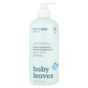 Shampoo e Sabonete Líquido Infantil Baby Leaves Boa Noite 473 ml - ATTITUDE