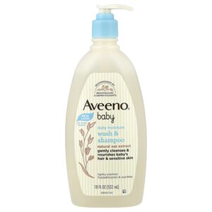 Shampoo e Sabonete Líquido Infantil Diário Levemente Perfumado 532 ml - Aveeno