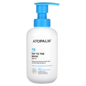 Shampoo e Sabonete Líquido Infantil Top to Toe Wash 300 ml - Atopalm