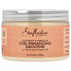 SheaMoisture - Creme Modelador de Cachos Smoothie Coco e Hibisco 340 g