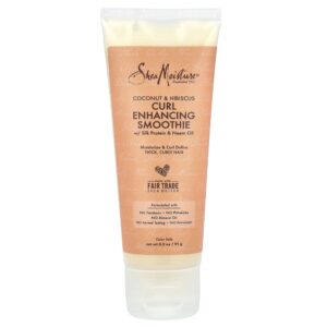 SheaMoisture - Creme Modelador de Cachos Smoothie Proteína de Seda e Óleo de Neem Coco e Hibisco 91 g