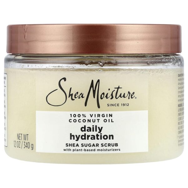 SheaMoisture - Esfoliante Corporal de Açúcar de Karité Óleo de Coco 100% Virgem 340 g