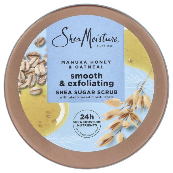 SheaMoisture - Esfoliante Corporal Suave Mel de Manuka e Aveia 340 g