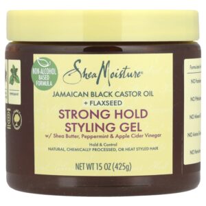 SheaMoisture - Gel Modelador de Fixação Forte Manteiga de Karité e Hortelã-Pimenta 425 g