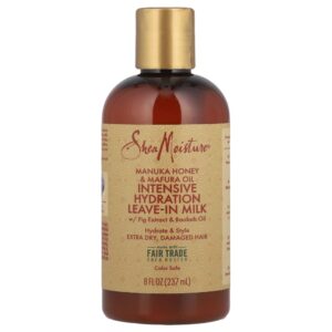 SheaMoisture - Leite Leave-In de Hidratação Intensiva Mel de Manuka e Óleo de Mafura 237 ml