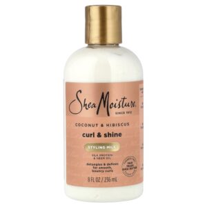 SheaMoisture - Leite Modelador Curl & Shine Coco e Hibisco 236 ml