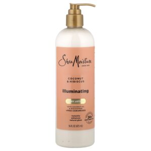 SheaMoisture - Loção Corporal Iluminadora Coco e Hibisco 473 ml