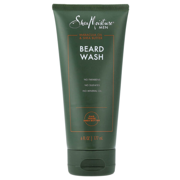 SheaMoisture - Sabonete Líquido para Barba Masculino Óleo de Maracujá e Manteiga de Karité 177 ml
