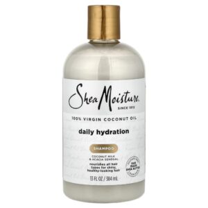 SheaMoisture - Shampoo de Hidratação Diária Óleo de Coco 100% Virgem 384 ml