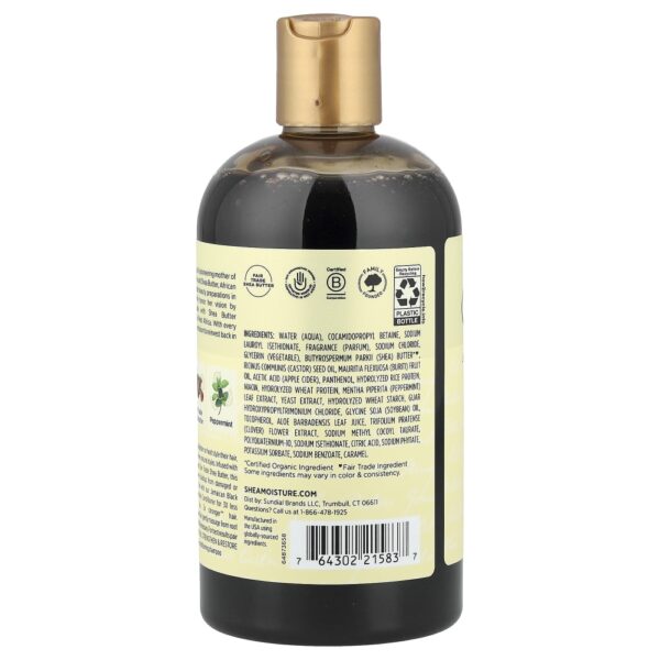 SheaMoisture - Shampoo Fortalecedor e Restaurador Óleo de Rícino Preto Jamaicano 384 ml