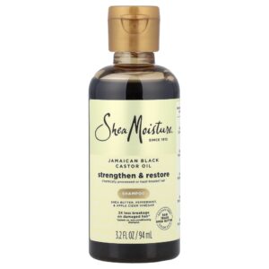 SheaMoisture - Shampoo Fortalecedor e Restaurador Óleo de Rícino Preto Jamaicano 94 ml