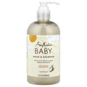 SheaMoisture - Shampoo Hidratante Óleo de Coco 100% Virgem 384 ml
