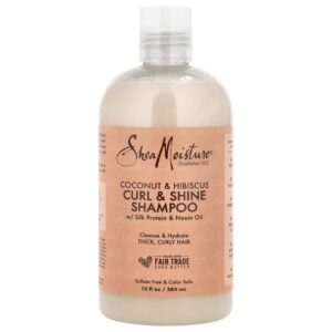 SheaMoisture - Shampoo para Cachos e Brilho Curl & Shine Coco e Hibisco 384 ml