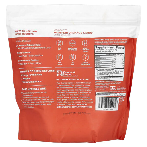 Shift Pêssego Cafeinado 30 Embalagens de Mistura para Bebidas 6,9 g Cada - Real Ketones