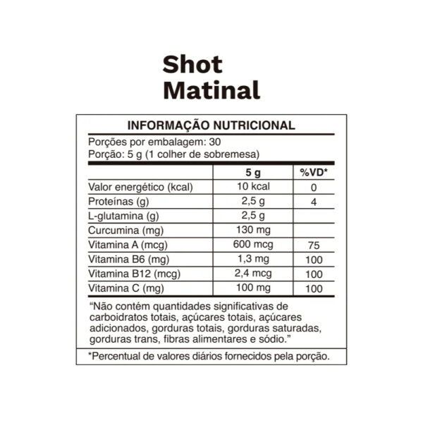 Shot Matinal 150g - Ocean Drop