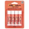 Sierra Bees(TM) Bálsamos Labiais Orgânicos Manteiga de Karité e Óleo de Argão Embalagem com 4 Unidades 4,25 g Cada - Mild By Nature