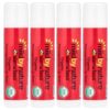 Sierra Bees(TM) Bálsamos Labiais Orgânicos Romã Embalagem com 4 Unidades 4,25 g Cada - Mild By Nature