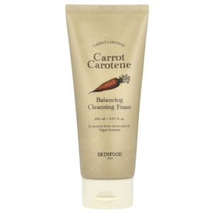 SKINFOOD - Espuma de Limpeza Facial Calmante Carrot Carotene Balancing Cleansing Foam 150 ml