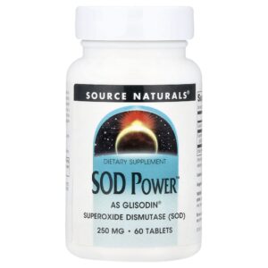 SOD Power 250 mg 60 Comprimidos - Source Naturals