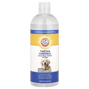 Solução Dental para Controle de Tártaro em Cães Sem Sabor 473 ml - Arm & Hammer
