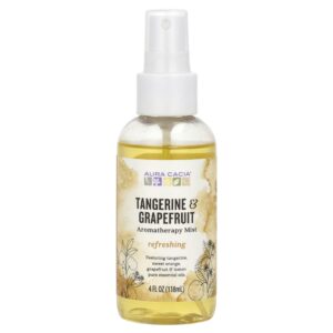 Spray Aromático para Ambientes e Corpo Tangerina e Toranja 118 ml - Aura Cacia