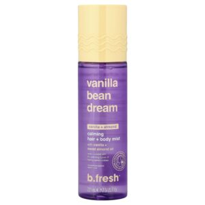 Spray Calmante para Cabelo e Corpo Baunilha e Amêndoa Vanilla Bean Dream 221 ml - b.fresh