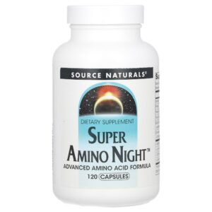 Super Amino Night 120 Cápsulas - Source Naturals