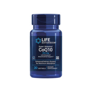 Super Ubiquinol CoQ10 200mg 30 Softgels - Life Extension
