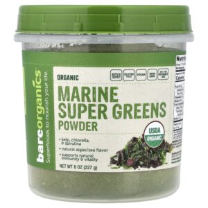 SuperVegetais Marinhos Orgânicos em Pó 227 g - BareOrganics