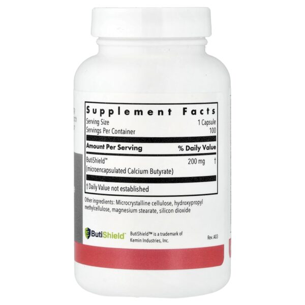 Suplemento de Ácido Butírico ButyrEn 200 mg 100 Cápsulas Vegetarianas - Allergy Research Group