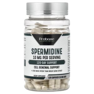 Suplemento de Espermidina 10 mg para Longevidade 120 Cápsulas - Probase Nutrition