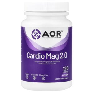 Suplemento de Magnésio Cardiovascular Cardio Mag 2.0 120 Cápsulas - Advanced Orthomolecular Research AOR