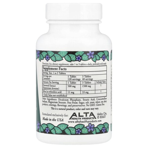 Suplemento de Sílica Herbácea Herbal Silica com Bioflavonoides 120 Comprimidos - Alta Health