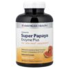 Suplemento Digestivo de Enzima de Mamão Super Papaya Enzyme Plus 360 Comprimidos Mastigáveis - American Health