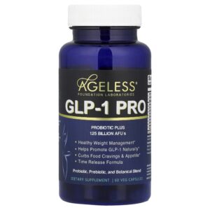 Suplemento GLP-1 Pro Support 60 Cápsulas Vegetais - Ageless Foundation Laboratories