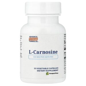 Suplemento L-Carnosina 500 mg 30 Cápsulas Vegetais - Advance Physician Formulas