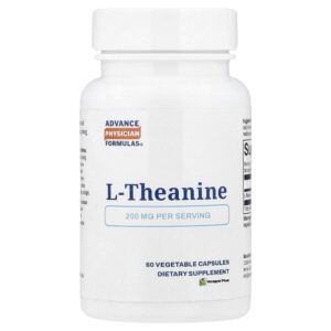 Suplemento L-Teanina L-Theanine 200 mg 60 Cápsulas Vegetais - Advance Physician Formulas