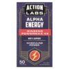 Suplemento Masculino Alpha Energy Ginseng Powermax 4x 50 Cápsulas Vegetais - Action Labs