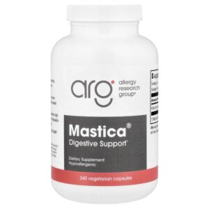 Suplemento Mastica Mástique de Chios Autêntico 500 mg 240 Cápsulas Vegetarianas - Allergy Research Group
