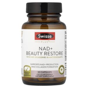 Suplemento NAD+ Beauty Restore para Renovação da Pele 30 Cápsulas - Swisse