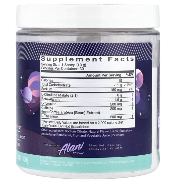 Suplemento Pré-Treino Pre-Workout Sabor Cosmic Stardust 300 g - Alani Nu