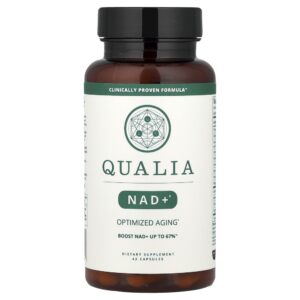 Suplemento Qualia NAD+ para Energia Celular e Foco 42 Cápsulas - Qualia