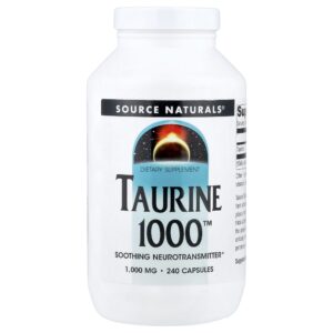Taurina 1.000 mg 240 Cápsulas - Source Naturals